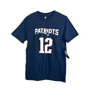 NFL New England Patriots Tom Brady Classic Cotton Tee Youth Size Large 14/16